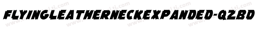 FlyingLeatherneckExpanded-qzBd字体转换