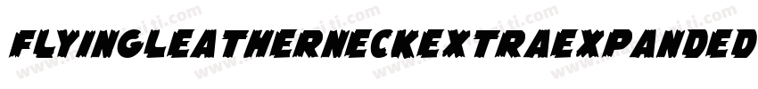 FlyingLeatherneckExtraExpanded-WnzA字体转换