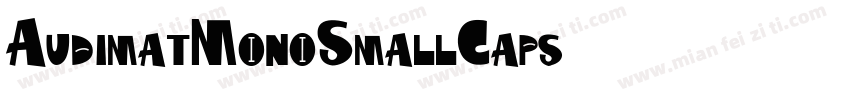 AudimatMonoSmallCaps字体转换