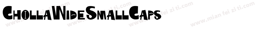 ChollaWideSmallCaps字体转换