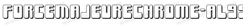 ForceMajeureChrome-al95字体转换