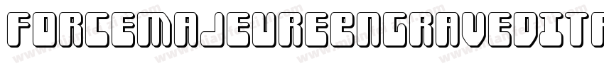 ForceMajeureEngravedItalic-xeB5字体转换