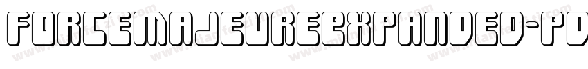 ForceMajeureExpanded-pdGr字体转换 ForceMajeureExpanded-pdGr字体转换