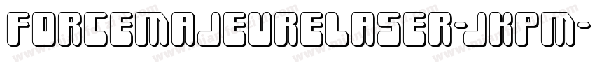 ForceMajeureLaser-jKpM字体转换