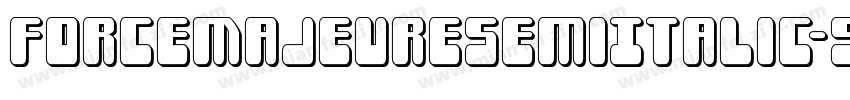 ForceMajeureSemiItalic-9jeL字体转换