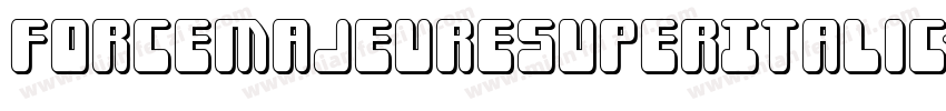 ForceMajeureSuperItalic-lvAy字体转换