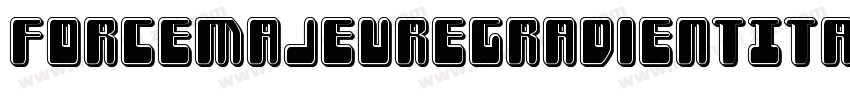 ForceMajeureGradientItalic-qPjV字体转换