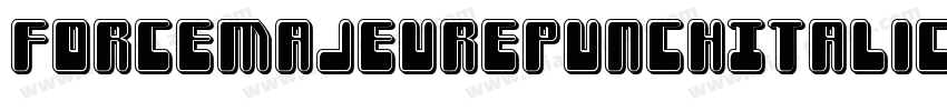 ForceMajeurePunchItalic-yW8M字体转换
