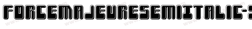 ForceMajeureSemiItalic-9jeL字体转换
