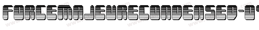 ForceMajeureCondensed-O4BP字体转换