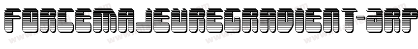 ForceMajeureGradient-Arp7字体转换