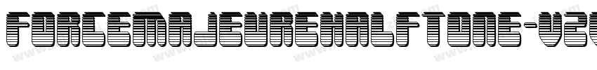 ForceMajeureHalftone-VZvw字体转换