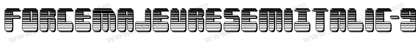 ForceMajeureSemiItalic-9jeL字体转换