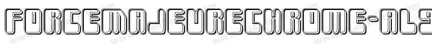 ForceMajeureChrome-al95字体转换