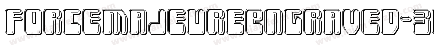 ForceMajeureEngraved-3DL6字体转换