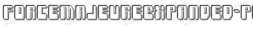 ForceMajeureExpanded-pdGr字体转换 ForceMajeureExpanded-pdGr字体转换