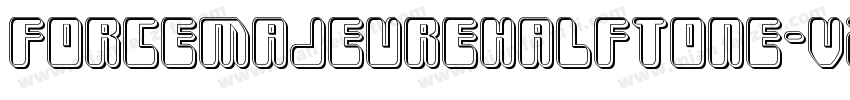 ForceMajeureHalftone-VZvw字体转换