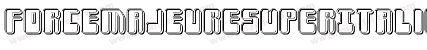 ForceMajeureSuperItalic-lvAy字体转换