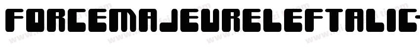 ForceMajeureLeftalic-5qgG字体转换