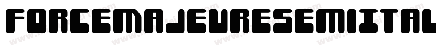 ForceMajeureSemiItalic-9jeL字体转换