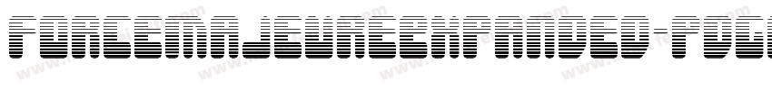 ForceMajeureExpanded-pdGr字体转换 ForceMajeureExpanded-pdGr字体转换
