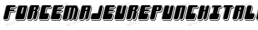 ForceMajeurePunchItalic-yW8M字体转换