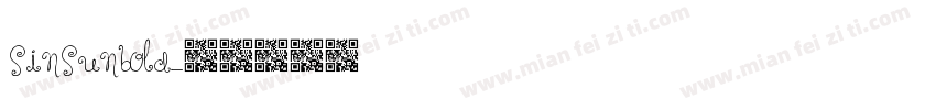 SINSUNBOLD字体转换