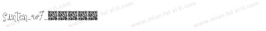 SinTen-W7字体转换