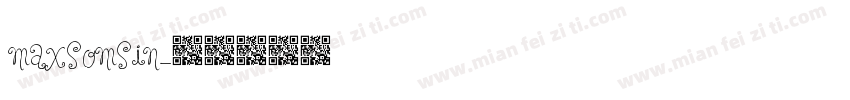 maxsomsin字体转换