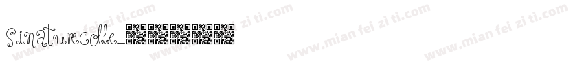 sinaturecolle字体转换