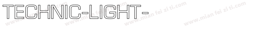 Technic-Light字体转换