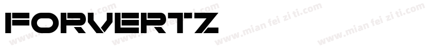 Forvertz字体转换
