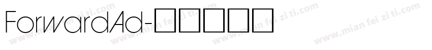 ForwardAd字体转换