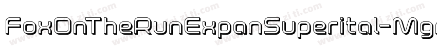 FoxOnTheRunExpanSuperital-MgrY字体转换