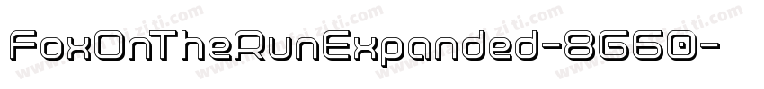 FoxOnTheRunExpanded-8G60字体转换