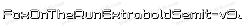 FoxOnTheRunExtraboldSemit-v9JA字体转换