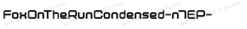 FoxOnTheRunCondensed-n7EP字体转换