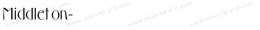 Middleton字体转换