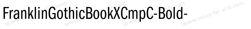 FranklinGothicBookXCmpC-Bold字体转换