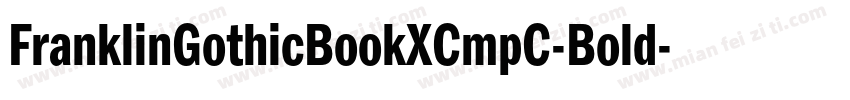 FranklinGothicBookXCmpC-Bold字体转换