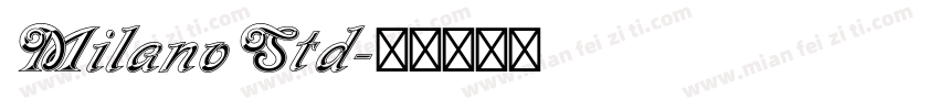 MilanoStd字体转换