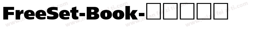 FreeSet-Book字体转换