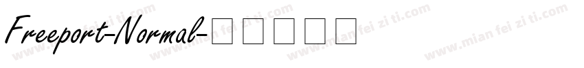 Freeport-Normal字体转换