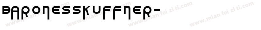 BARONESSKUFFNER字体转换