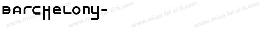 Barchelony字体转换