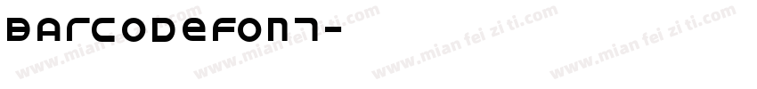 Barcodefont字体转换