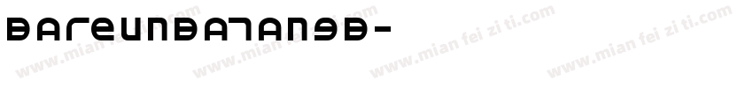 Bareunbatangb字体转换