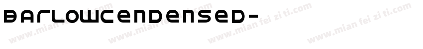 barlowcendensed字体转换