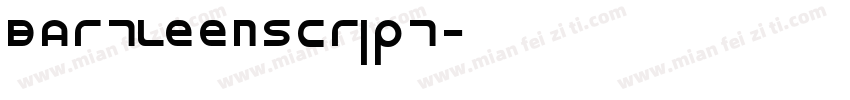 bartleenscript字体转换
