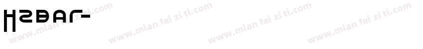 hzbar字体转换